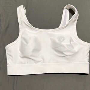 Jockey Classic White Sports Bra